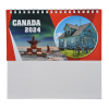 View Image 2 of 5 of Scenic Canada Desk Calendar - French/English