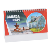 View Image 3 of 5 of Scenic Canada Desk Calendar - French/English