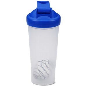 Additional Image 4 - a plastic shaker with a blue lid