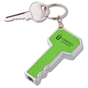 Additional Image 2 - a key chain with a green keychain