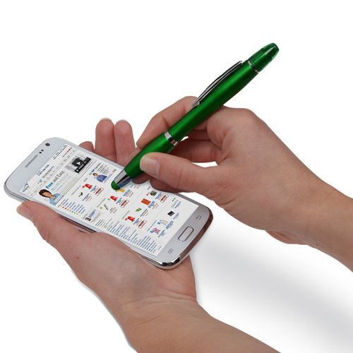 Additional Image 1 - a person holding a pen and a remote control