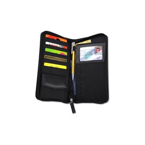 Additional Image 3 - a black wallet with a pen