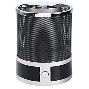 Additional Image 1 - a black and silver cylinder with a white background