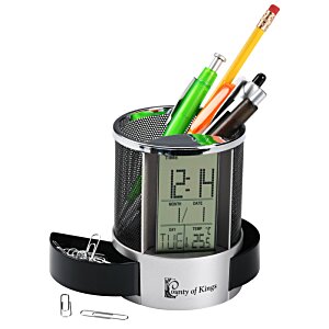 Additional Image 2 - a pencil holder with pens and pens