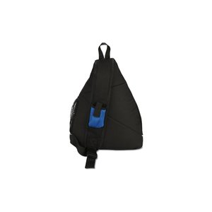 Additional Image 1 - a black bag with a blue tag