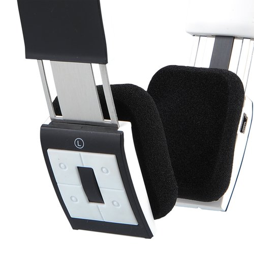 Additional Image 2 - a black and white headphones