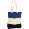 View Image 3 of 4 of Tri-Colour Cotton Tote - 24 hr