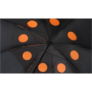 Additional Image 6 - a black and orange umbrella