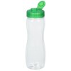 View Image 4 of 4 of Refresh Flared Water Bottle with Flip Lid - 24 oz. - Clear