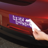 View Image 2 of 2 of Removable Vinyl Bumper Sticker - 3" x 11-1/2" - Full Colour