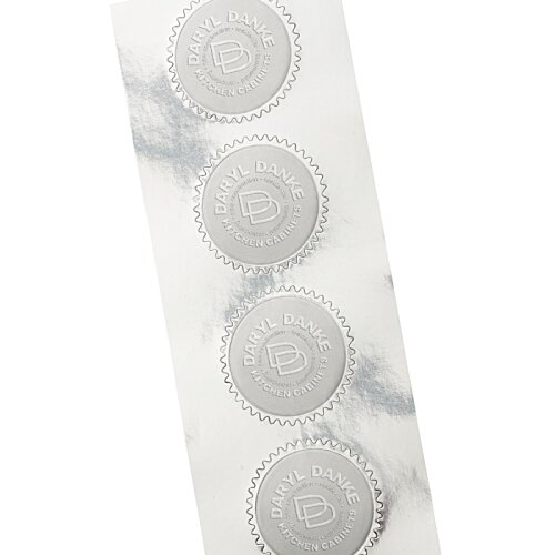 Embossed Seal by the Roll - Circle - Pinked Edge - 2" Image 1 of 1