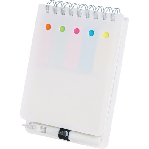 Additional Image 3 - a white notepad with colored markers
