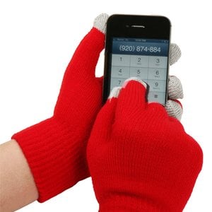 Additional Image 1 - a person wearing red gloves holding a phone