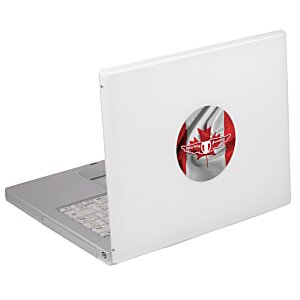 Additional Image 1 - a white laptop with a red logo