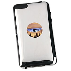 Additional Image 3 - a cell phone with a logo on the screen