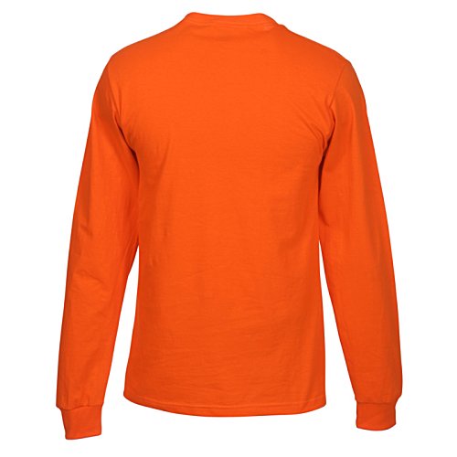 Additional Image 1 - a long sleeved orange shirt