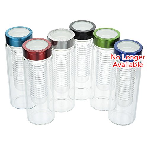 Fruit Infuser Glass Water Bottle Image 3 of 3