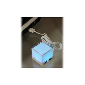 Additional Image 1 - a blue cube with a black handle