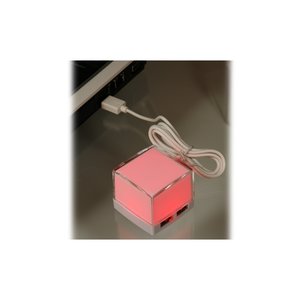 Additional Image 3 - a close up of a pink cube