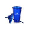 View Image 2 of 2 of Honeycomb Tumbler with Retractable Straw - 16 oz. - Closeout