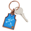 View Image 2 of 3 of Sports Jersey Metal Keychain - Basketball