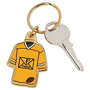 Additional Image 1 - a keychain with a yellow jersey on it