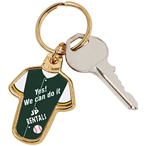 Additional Image 1 - a keychain with a picture of a jersey
