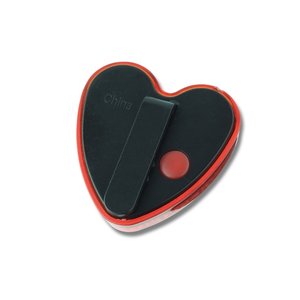Additional Image 1 - a black and red heart shaped object