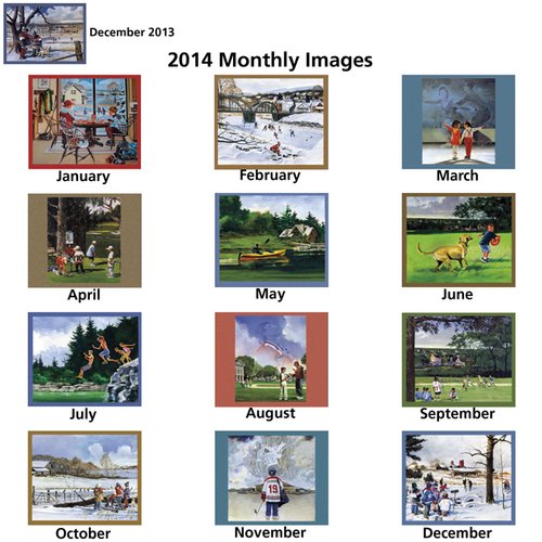 Additional Image 1 - a poster with many square images