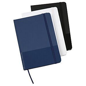 Additional Image 3 - a blue notebook with a black bookmark
