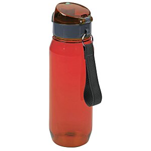 Additional Image 2 - a red water bottle with a black handle
