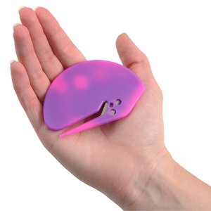 Additional Image 1 - a hand holding a purple sponge
