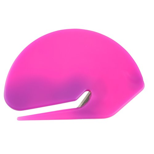 Additional Image 2 - a pink fan with a white handle