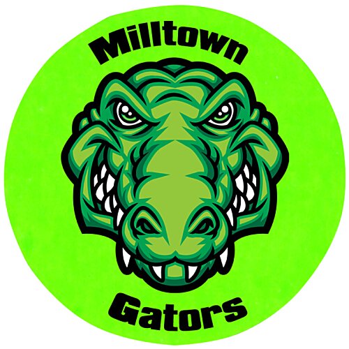 Additional Image 1 - a green alligator head with black text