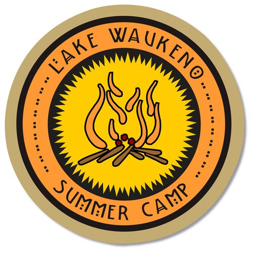 Additional Image 1 - a yellow circle with black and orange text