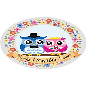 Additional Image 1 - a cartoon owl in a floral frame