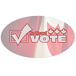 Additional Image 1 - a red and white oval with a check mark