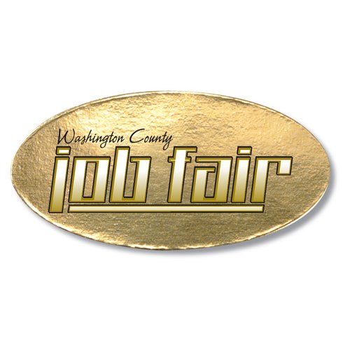Additional Image 1 - a gold oval object with text