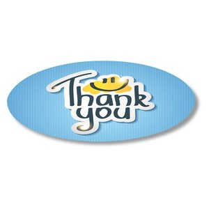 Additional Image 1 - a blue oval with black text