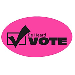 Additional Image 1 - a pink oval with black text