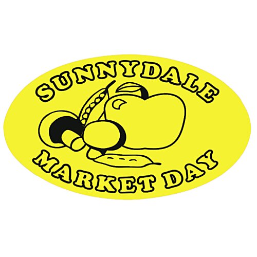 Additional Image 1 - a yellow sticker with black text