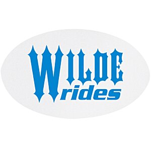 Additional Image 1 - a white oval with blue text