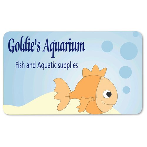 Additional Image 1 - a card with a cartoon fish