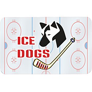 Additional Image 1 - a card with a picture of a dog and a hockey stick