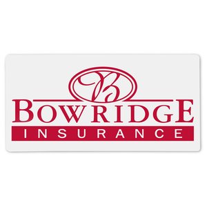 Additional Image 1 - a white rectangular sign with red text