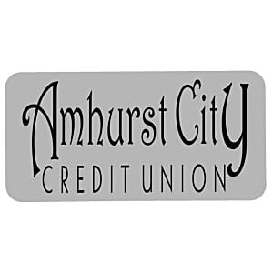 Additional Image 1 - a grey rectangular sign with black text