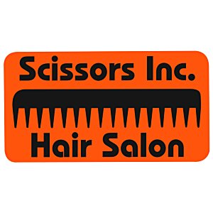 Additional Image 1 - a sign with black text and a comb