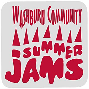 Additional Image 1 - a white square with red text