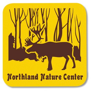 Additional Image 1 - a yellow square sign with a cow and trees