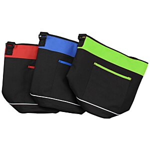 Additional Image 2 - a group of black and blue pouches